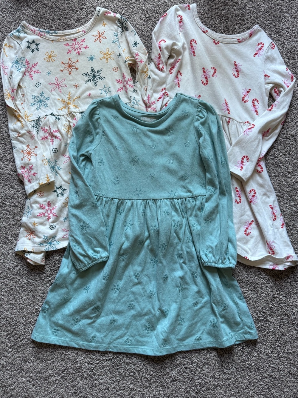 Bundle of Long Sleeved Dresses - 5T